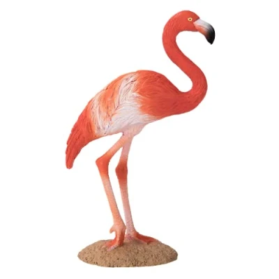 Image of MOJO American Flamingo Wildlife Animal Model Toy Figure