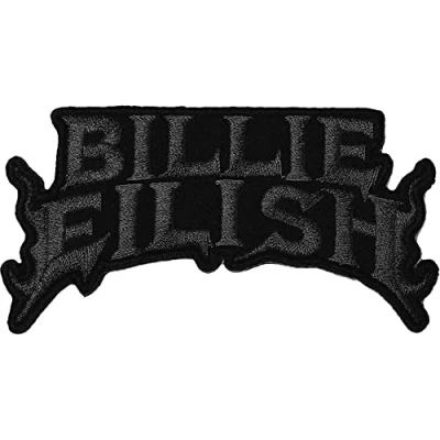 Image of Billie Eilish Patch Flame Black Official Taille unique