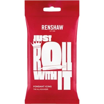 Image of Renshaw Just Roll With It Fondant Icing White, 250 g (Pack of 1)