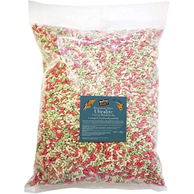 Image of Extra Select Premium Value Ultralite Variety Pond Sticks Complete Fish Feed, 15 Litre