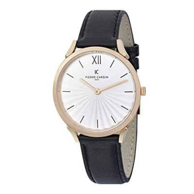 Image of Pierre Cardin Unisex&#039;s Analogue Quartz Watch with Leather Strap CPI.2003