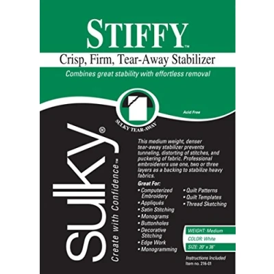 Image of Sulky 216 01 Stiffy Tear, Away Stabilizer, 20&quot; by 36&quot;