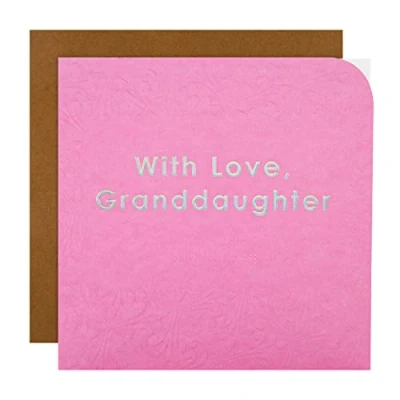 Image of Hallmark Braille Birthday Card for Granddaughter Contemporary Patterned Design