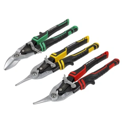 Image of Sealey Premier High Leverage Aviation Tin Snip Set 3pc