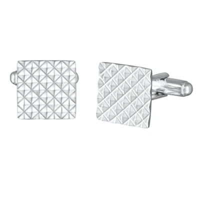 Image of Kuzzoi Cufflinks for Men in Fashionable Pyramid Design Made of 925 Sterling Silver, the Shirt, Stylish Men&#039;s Gift Wedding and Birthday, standard, None