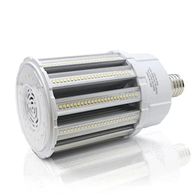 Image of Bright Source 100w E40 LED Corn Light Bulb 6000k Daylight (14,000 Lumen) 140 Lumens Per Watt, 360 Beam Angle, Replaces Metal Halide/Son/HID/HPS for Parking, Stadiums, Warehouse &amp; Factory
