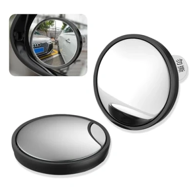 Image of RYHHH Blind Spot Mirrors,360 Rotate Adjustable Mirrors,Hd Crystal Glass Wide Angle Wing Mirror,Waterproof Durable,Maximize Rearview Universal For Car Suv Trucks Traffic Safety 1 Pair