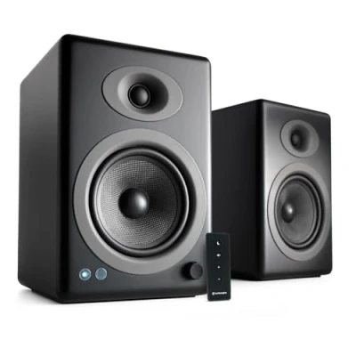 Image of Audioengine A2 HD Home Music System Wireless Speakers with Bluetooth 60W Powered Computer and Desktop