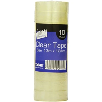 Image of Just stationery Mini Clear Tape (Roll of 10)