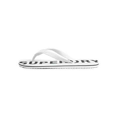 Image of Superdry Men&#039;s Code Essential FLIP Flop, Optic, Medium UK
