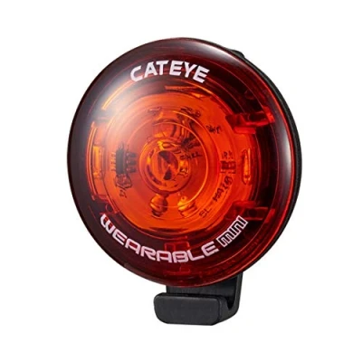 Image of Cateye Wearable Mini Cycling Light Black, One Size