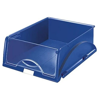 Image of Leitz 5231 00 35 Sorty Letter Tray A4 W x D H 253 326 76 mm Blue
