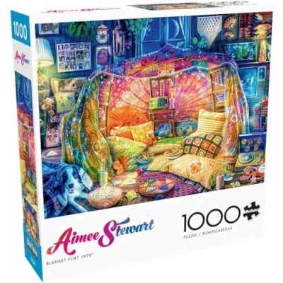 Image of Buffalo Games 12731 Blanket Fort 1979 Jigsaw Puzzle, Multi