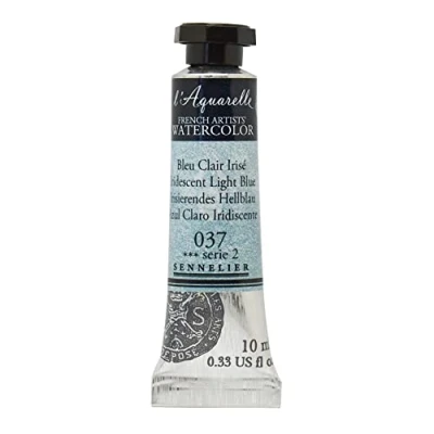 Image of Sennelier : Watercolour Paint 10ml Iridescent Light Blue