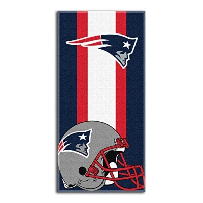 Image of Northwest NFL New England Patriots Beach Towel, 30&quot; x 60&quot;, Zone Read