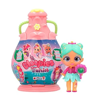 Image of BLOOPIES Fairies Little surprise fairy doll Lighting up with water &amp; her Magic flower Capsule and Accessories Toy figures for girls boys +3 years