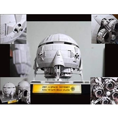 Image of Film 2001 A Space Odissey Aries 1 B Spacecraft 3D Paper Model kit