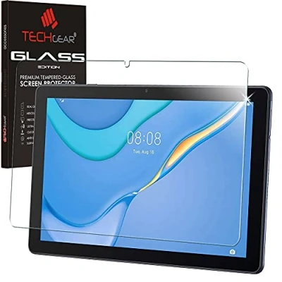 Image of TECHGEAR Glass Edition Screen Protector for Huawei MatePad T10 9.7&quot; &amp; T10s 10.1&quot;, Genuine Tempered [9H Toughness] [HD Clarity] [Scratch Resistant] [No Bubble]