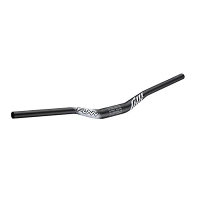 Image of Funn Full On Mountain Bike Handlebar with Bar Clamp 35mm and Width 785mm, Tough Lightweight Alloy Riser for MTB, BMX Road Bike, Rise 30mm MTB (Black)
