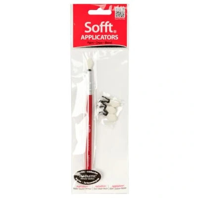 Image of Sofft Artist Tools by GOLDEN, Applicator &amp; Replaceable Heads, Pack of 1 Handle 4 Professional Pastels