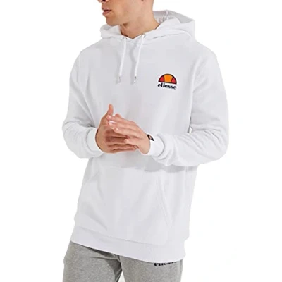 Image of ellesse Men&#039;s Toce Oh Hoody Hoodie, White, XL