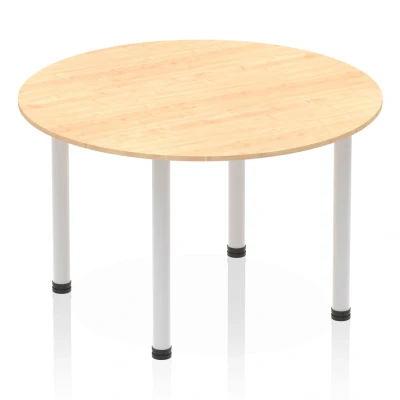 Image of Impulse 1200 Round Meeting Table Maple I000260