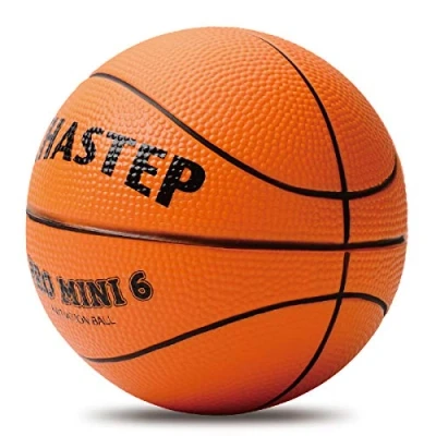 Image of Chastep Mini Sponge Basketball, 6&quot; Foam Ball for Kids. Soft and Bouncy, Safe to Play Indoor/Outdoor (Orange)