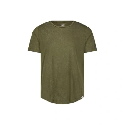 Image of Lee Shaped TEE Basic Tshirt, Men&#039;s, Size: Medium, Olive night