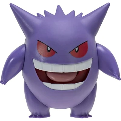 Image of Pokemon Battle Figure Gengar 11 Cm with Dynamic Features Officially licensed Toys 2024