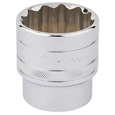 Image of Draper HI TORQ� 12 Point Socket, 1/2&quot; Sq. Dr., 1.1/4&quot;