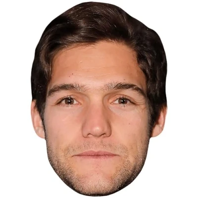 Image of Marcos Alonso (Stubble) Celebrity Mask, Flat Card Face, Fancy Dress Mask