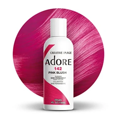 Image of Adore Shining Semi Permanent Hair Colour, 142 Pink Blush