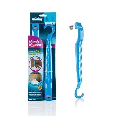 Image of Minky Homecare Handy Hanger, Blue, 2 Pack