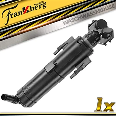 Image of Frankberg 1x Headlight Washer Nozzle Front Compatible with X3 F25 All Engine SUV 2010 2014 Replace# 61677251640