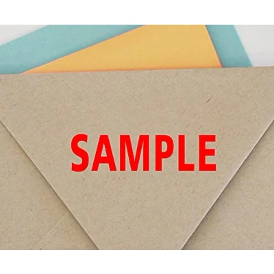Image of Printtoo Rubber Stamp Sample Self Inking Office Stationary Custom Red