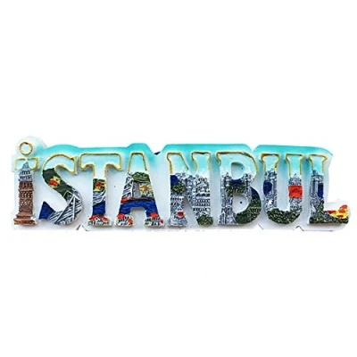 Image of Istanbul Turkey 3D Letters Refrigerator Magnet Travel Sticker Souvenirs,Home &amp; Kitchen Decoration Fridge from China