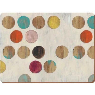 Image of Creative Tops Retro Spot Set Of 4 Large Premium Placemats