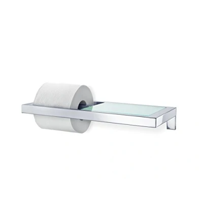 Image of Blomus TP Holder w/Shelf Polish, Silver