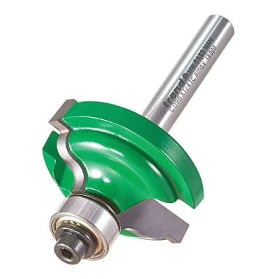 Image of Trend CraftPro Self Guided Ogee Router Cutter Bit, 1/4 Inch Shank, 4mm Radius, 35mm Cut Diameter &amp; 13.5mm Length, Tungsten Carbide Tipped, C096X1/4TC