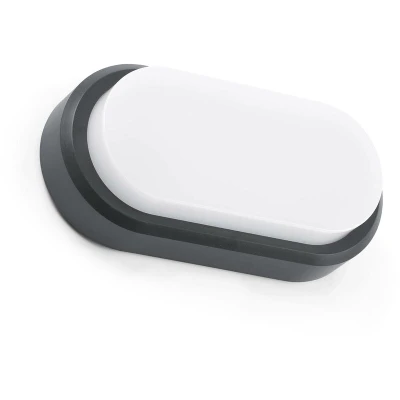 Image of Faro Lighting Fred Led Outdoor Wall Light White, Dark Grey IP65