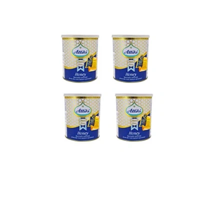 Image of Greek Honey Attiki 1000g (2.2lb) in Aluminium Can x 4