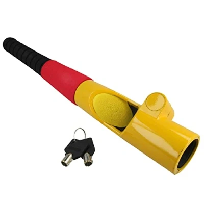 Image of SPARES2GO Heavy Duty Steering Wheel Lock Bar Baseball Bat Style Car Van Truck Lorry Lawnmower Caravan Motorhome Anti Theft Security Immobiliser (Includes 2 Keys)