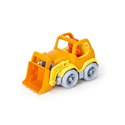 Image of Green Toys Scooper Construction Truck, Orange/Yellow, 4.5 in*7.5 in*4.5 in