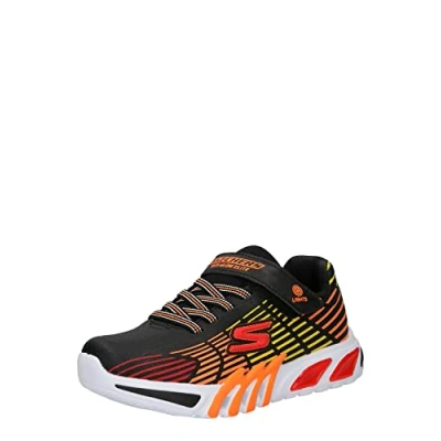 Image of Skechers Boy&#039;s Flex glow Elite Sneaker, Black a, 12 UK Child