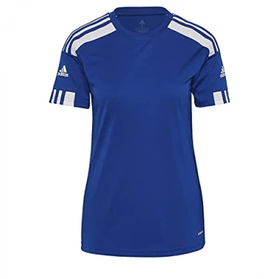 Image of adidas Performance Squadra 21 Sports Tshirt, Women&#039;s, Size: XXS, Royal blue/white