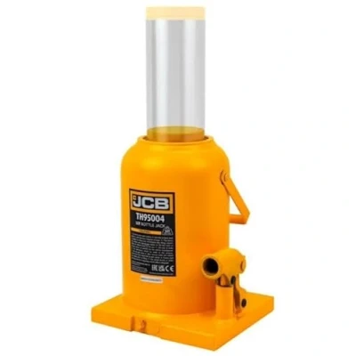 Image of JCB 50 Tonne Automotive Hydraulic Bottle Jack, 420mm Maximum Lift Compact design Easily Transported Robust Steel plate 3 year Warranty
