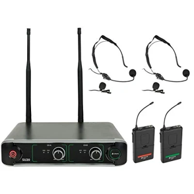 Image of Chord Dual UHF Beltpack Microphone Set 863.42 &amp; 864.3