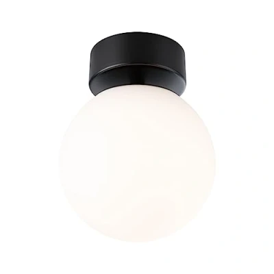 Image of Paulmann Gove LED ceiling light 1 bulb black 9 W