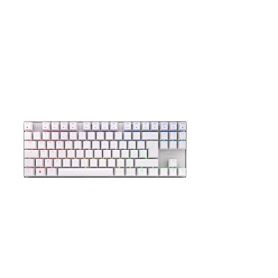 Image of CHERRY MX 8.2 TKL Wireless, Cordless Mechanical Gaming Keyboard without Numeric Keypad, UK Layout (QWERTY), with Metal Transport Case, RED Switches, White