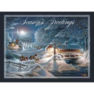 Image of Lang Evening Frost Classic Christmas Cards (2004040)